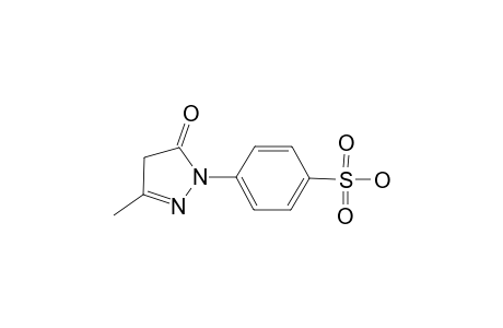 p-(3-methyl-5-oxo-2-pyrazolin-5-yl)benzenesulfonic acid