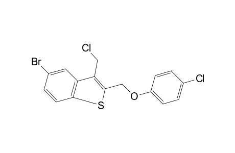 5-bromo-3-(chloromethyl)-2-[(p-chlorophenoxy)methyl]benzo[b]thiophene