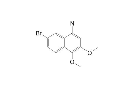 1,2-Dimethoxy-4-amino-6-bromonaphthalene