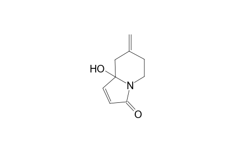 8a-hydroxy-7-methylidene-6,8-dihydro-5H-indolizin-3-one