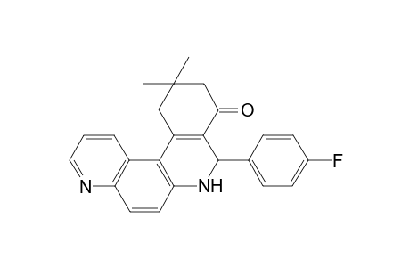 8-(4-Fluorophenyl)-11,11-dimethyl-8,10,11,12-tetrahydrobenzo[a][4,7]phenanthrolin-9(7H)-one