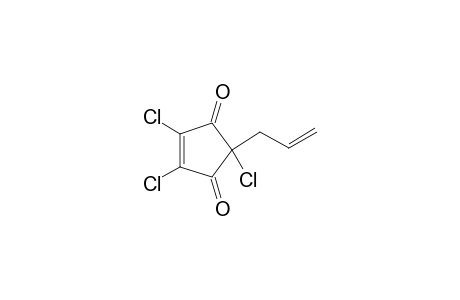 2-allyl-2,4,5-trichloro-cyclopent-4-ene-1,3-quinone