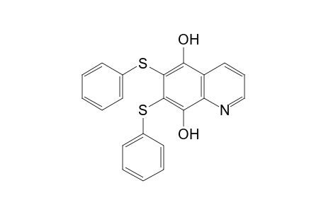 6,7-bis(phenylthio)-5,8-quinolinediol