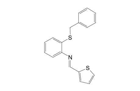 (2-Benzylsulfanyl-phenyl)-[1-thiophen-2-yl-meth-(E)-ylidene]-amine