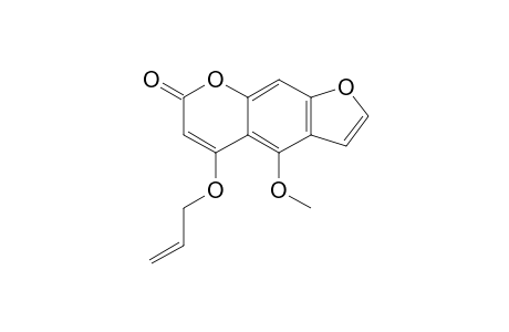 4-Methoxy-5-prop-2-enoxy-7-furo[3,2-g][1]benzopyranone