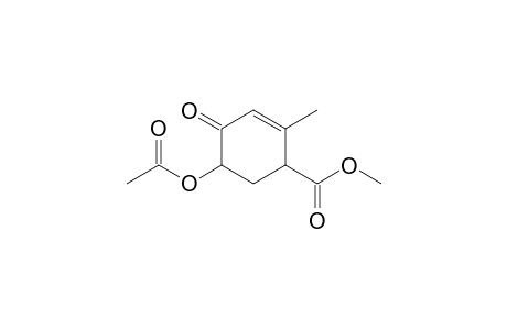 (1R,5S)/(1S,5R)-Methyl-5-acetoxy-2-methyl-4-oxocyclohex-2-enecarboxylate