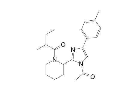 1-(2-(1-acetyl-4-(p-tolyl)-1H-imidazol-2-yl)piperidin-1-yl)-2-methylbutan-1-one