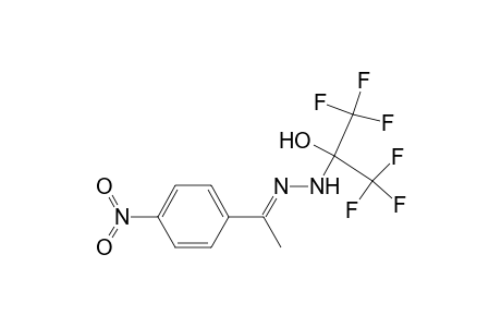 N-(2,2,2-trifluoro-1-hydroxy-1-trifluoromethylethyl)-p-nitroacetophenone-hydrazone