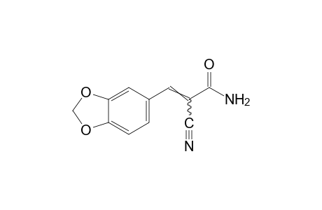 α-cyano-3,4-(methylenedioxy)cinnamamide