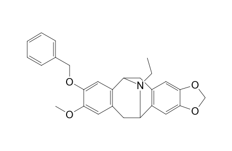 (-)-o-benzyl-N-ethylnorcaryachine