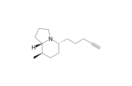 (5R,8R,8aS)-8-methyl-5-pent-4-ynyl-1,2,3,5,6,7,8,8a-octahydroindolizine