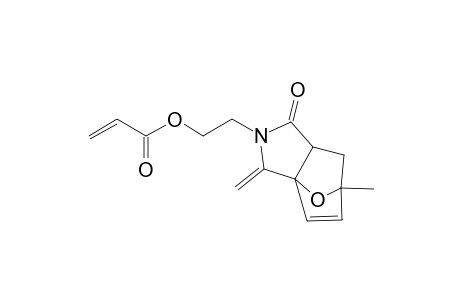 2-[(3aRS,6RS,7aSR)-6-Methyl-3-methylene-1-oxo-1,6,7,7a-tetrahydro-3a,6-epoxyisoindol-2(3H)-yl]ethyl acrylate