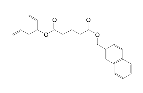 Glutaric acid, hexa-1,5-dien-3-yl naphth-2-ylmethyl ester