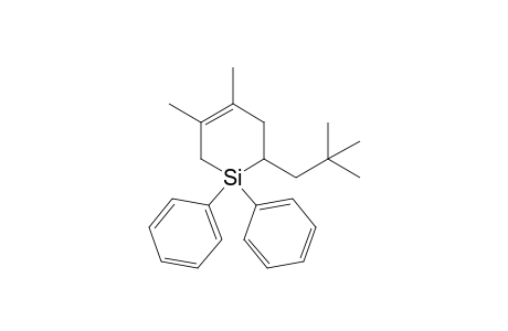 1,1-Diphenyl-3,4-dimethyl-6-neopentyl-1-silacyclohex-3-ene