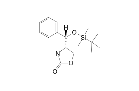 (4S,1'S)-(1'-Tert-butyldimethylsiloxy-1'-phenyl)methyloxazolidin-2-one