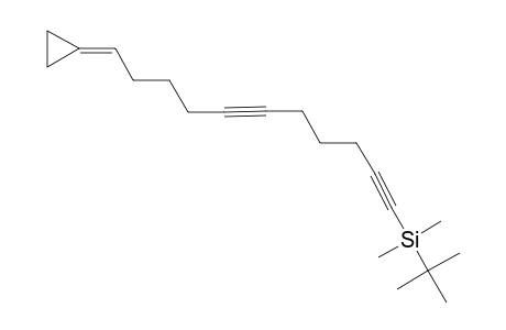 TERT.-BUTYL-(11-CYCLOPROPYLIDENEUNDECA-1,6-DIYNYL)-DIMETHYLSILANE