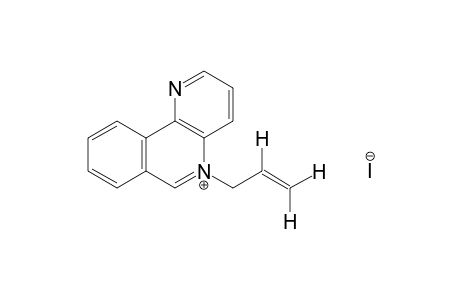 5-allylbenzo[c]-1,5-naphthyridinium iodide