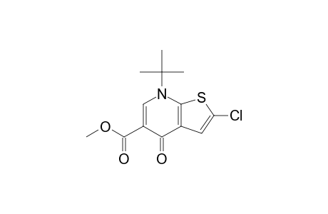 METHYL_2-CHLORO-7-(TERT.-BUTYL)-4,7-DIHYDRO-4-OXOTHIENO-[2.3-B]-PYRIDINE-5-CARBOXYLATE