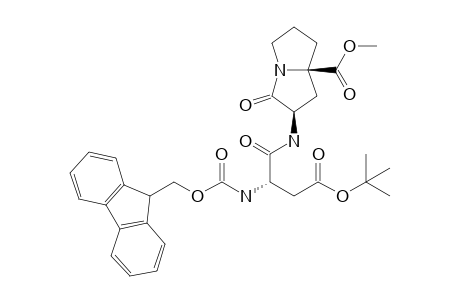 (2R,8R)-2-[[(2S)-4-tert-butoxy-2-(9H-fluoren-9-ylmethoxycarbonylamino)-4-keto-butanoyl]amino]-3-keto-pyrrolizidine-8-carboxylic acid methyl ester