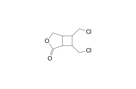 (1RS,5SR,6RS,7RS)-6,7-Bis(chloromethyl)-3-oxabicyclo[3.2.0]-heptan-2-one