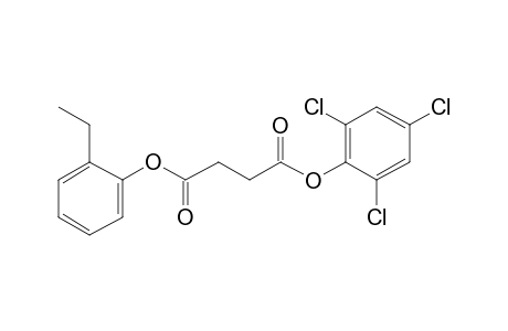 Succinic acid, 2,4,6-trichlorophenyl 2-ethylphenyl ester