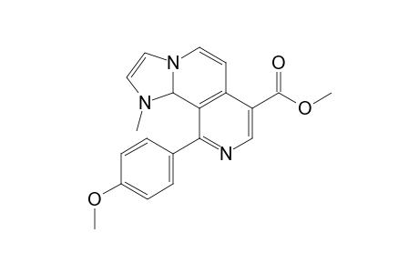 Methyl10-(4-methoxyphenyl)-1-methyl-1,10b-dihydroimidazo[2,1-a][2,7]naphthyridine-7-carboxylate