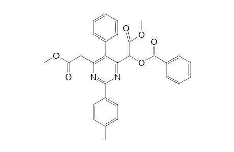 2-Methoxy-1-(6-(2-methoxy-2-oxoethyl)-5-phenyl-2-p-tolylpyrimidin-4-yl)-2-oxoethyl Benzoate