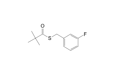 3-Fluorobenzyl mercaptan, S-trimethylacetyl-