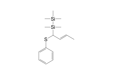 2-Butene, 1-(phenylthio)-1-(pentamethyldisilanyl)-