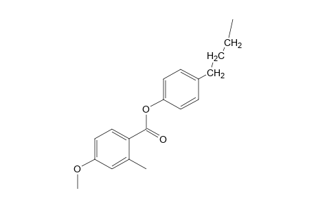 2-methyl-p-anisic acid, p-butylphenyl ester