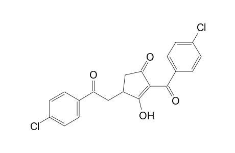 2-(4-chlorobenzoyl)-4-[2-(4-chlorophenyl)-2-oxo-ethyl]-3-hydroxy-cyclopent-2-en-1-one
