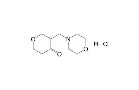 3-(morpholin-4-ylmethyl)oxan-4-one hydrochloride