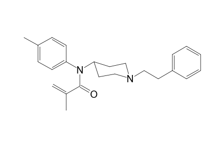 N-(4-Methylphenyl)-N-[1-(2-phenylethyl)piperidin-4-yl]methacrylamide