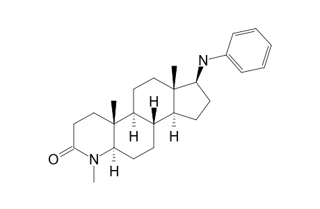 (1S,3aS,3bS,5aR,9aR,9bS,11aS)-1-anilino-6,9a,11a-trimethyl-2,3,3a,3b,4,5,5a,8,9,9b,10,11-dodecahydro-1H-indeno[5,4-f]quinolin-7-one