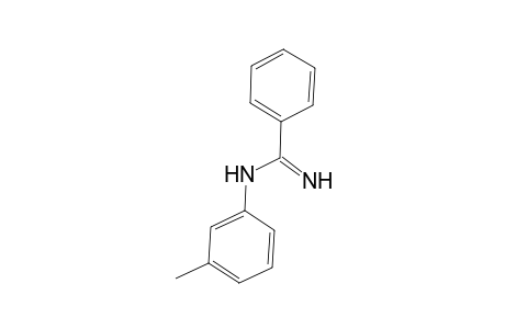 N-(3-methylphenyl)benzenecarboximidamide