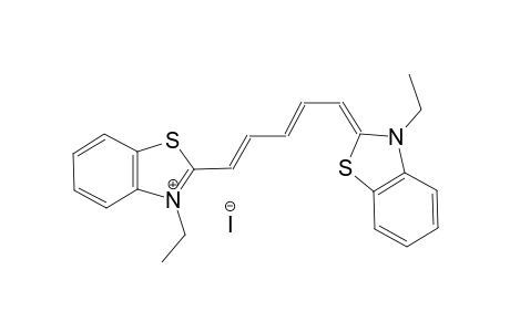 3-ethyl-2-[5-(3-ethyl-2-benzothiazolinylidene)-1,3-pentadienyl]benzothiazolium iodide