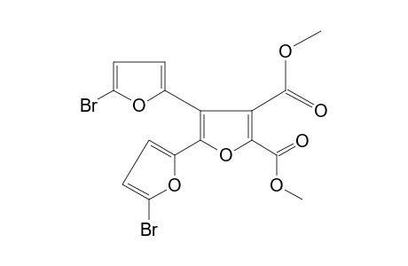 4,5-bis(5-bromo-2-furyl)-2,3-furandicarboxylic acid, diemethyl ester