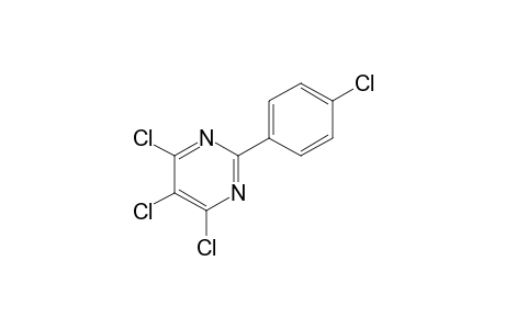 2-(p-chlorophenyl)-4,5,6-trichloropyrimidine
