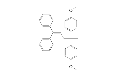 4,4-bis(p-methoxyphenyl)-1,1-diphenyl-1-pentene