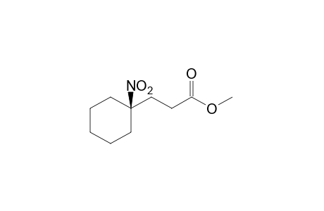 1-Nitro-cyclohexanepropionic acid, methyl ester