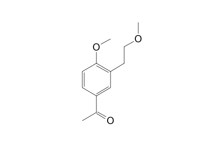 Ethanone, 1-[4-hydroxy-3-(2-hydroxyethyl)phenyl]-, dimethyl ether