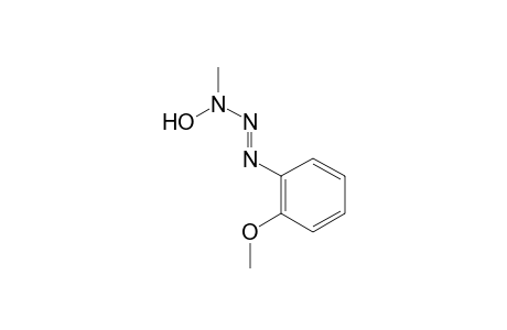 3-hydroxy-1-(o-methoxyphenyl)-3-methyltriazene