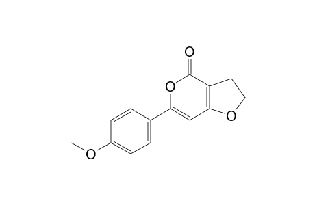 2,3-DIHYDRO-6-(4-METHOXYPHENYL)-4H-FURO-[3,2-C]-PYRAN-4-ONE