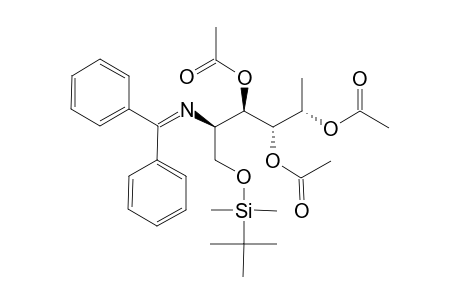 3,4,5-TRI-O-ACETYL-2-AMINO-1-O-TERT.-BUTYLDIMETHYLSILYL-N-DIPHENYLMETHYLENE-2-DEOXY-D-GALACTITOL