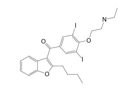 MONO-N-DESETHYLAMIODARONE;2-BUTYL-3-[4-(3-ETHYLAMINO-1-OXAPROPYL)-3,5-DIIODOBENZOYL]-BENZOFURAN;MDEA