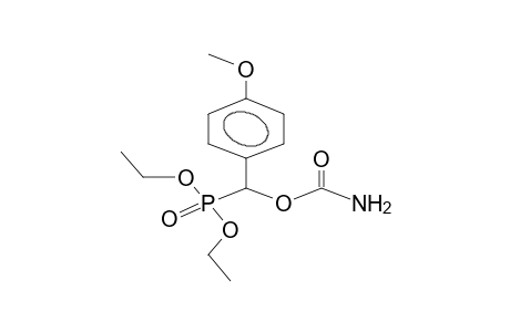 alpha-Diethoxyphosphono-alpha-para-methoxyphenylmethylcarbamate