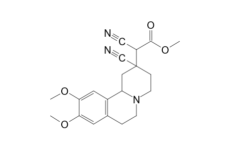 alpha,2-Dicyano-9,10-dimethoxy-1,3,4,6,7,11B-hexahydro-2H-benzo[A]quinolizine-2-acetic acid, methyl ester