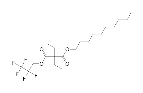 Diethylmalonic acid, decyl 2,2,3,3,3-pentafluoropropyl ester