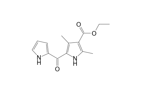 2,4-dimethyl-5-(pyrrol-2-ylcarbonyl)pyrrole-3-carboxylic acid, ethyl ester