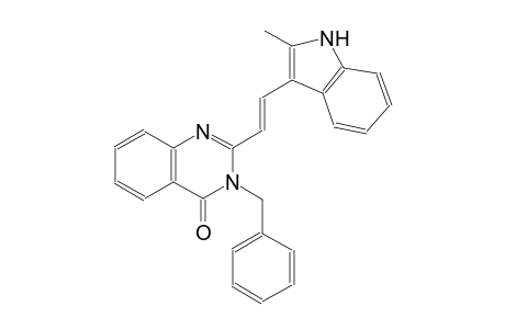 3-benzyl-2-[(E)-2-(2-methyl-1H-indol-3-yl)ethenyl]-4(3H)-quinazolinone